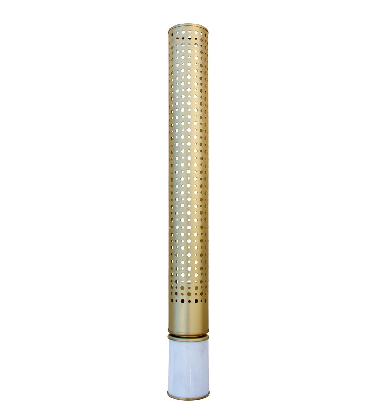 Brass Cylinder Marble Modern Wall Light