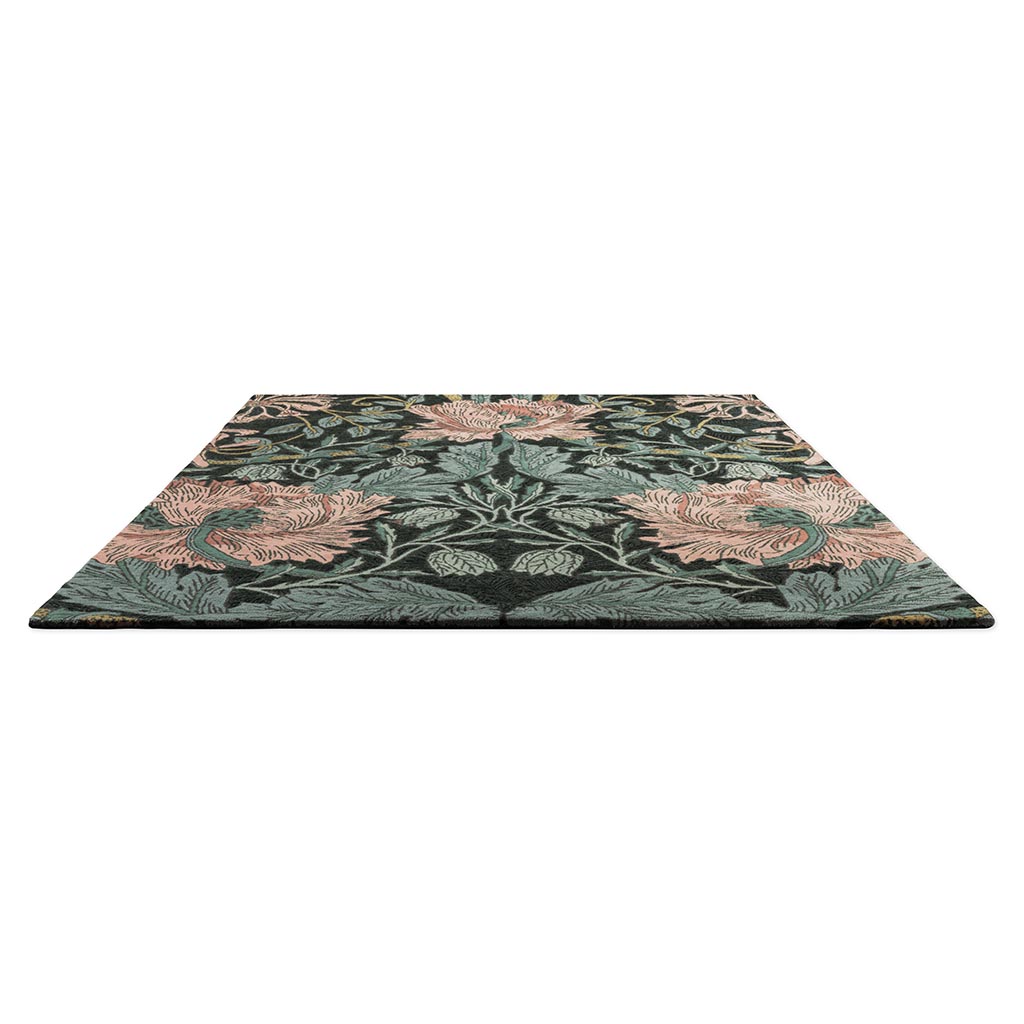 Honeysuckle & Tulip Teal Rug