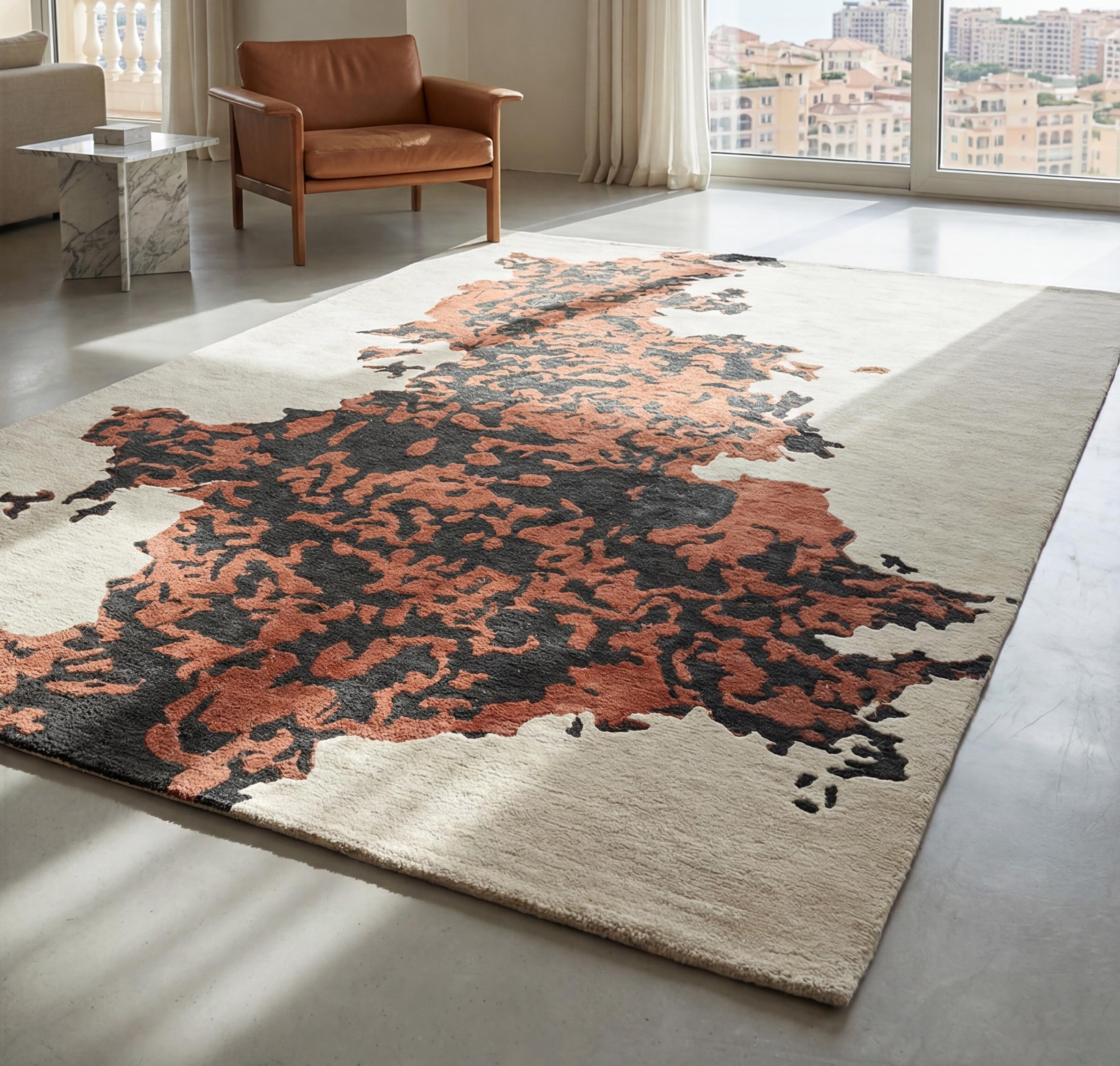 Rust Fragment Artisan Rug