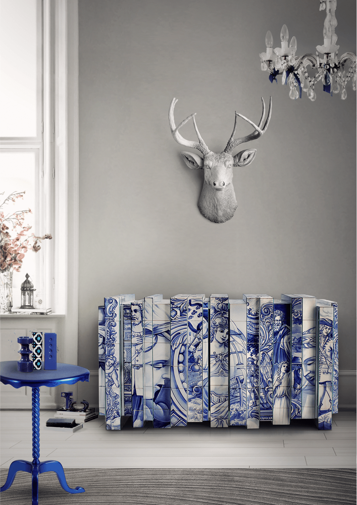 Classic Ottoman Designer Side Table