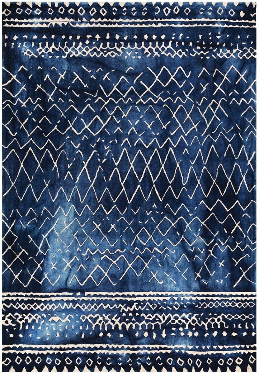 Moroccan Indigo Luxury Rug