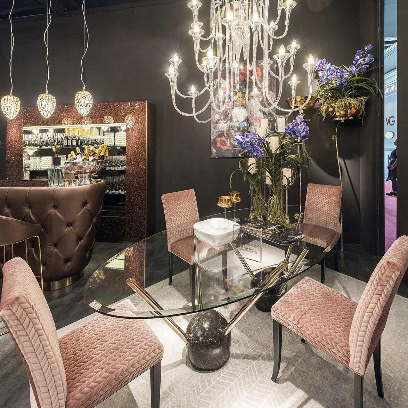 Audrey Pink Designer Chair
