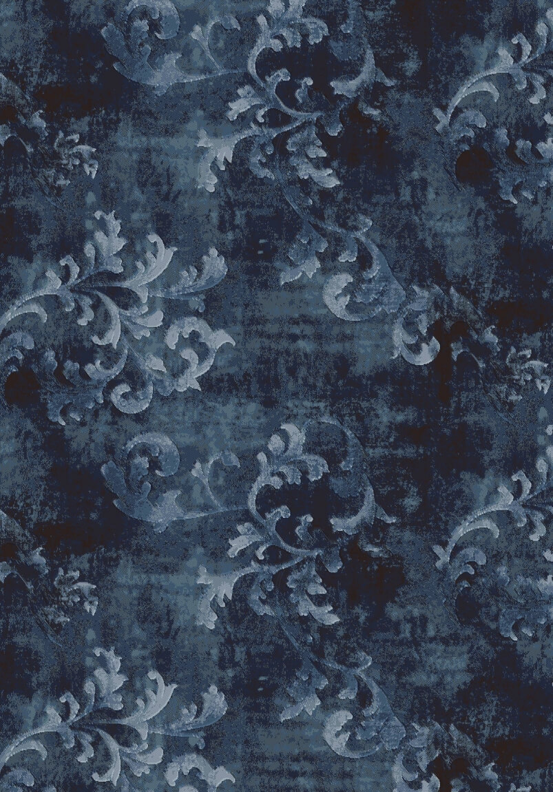 Abstract Blue Rug