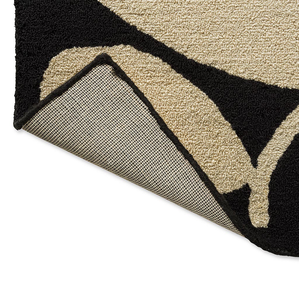 Maple Black Outdoor Rug | Size: 160 x 230 cm