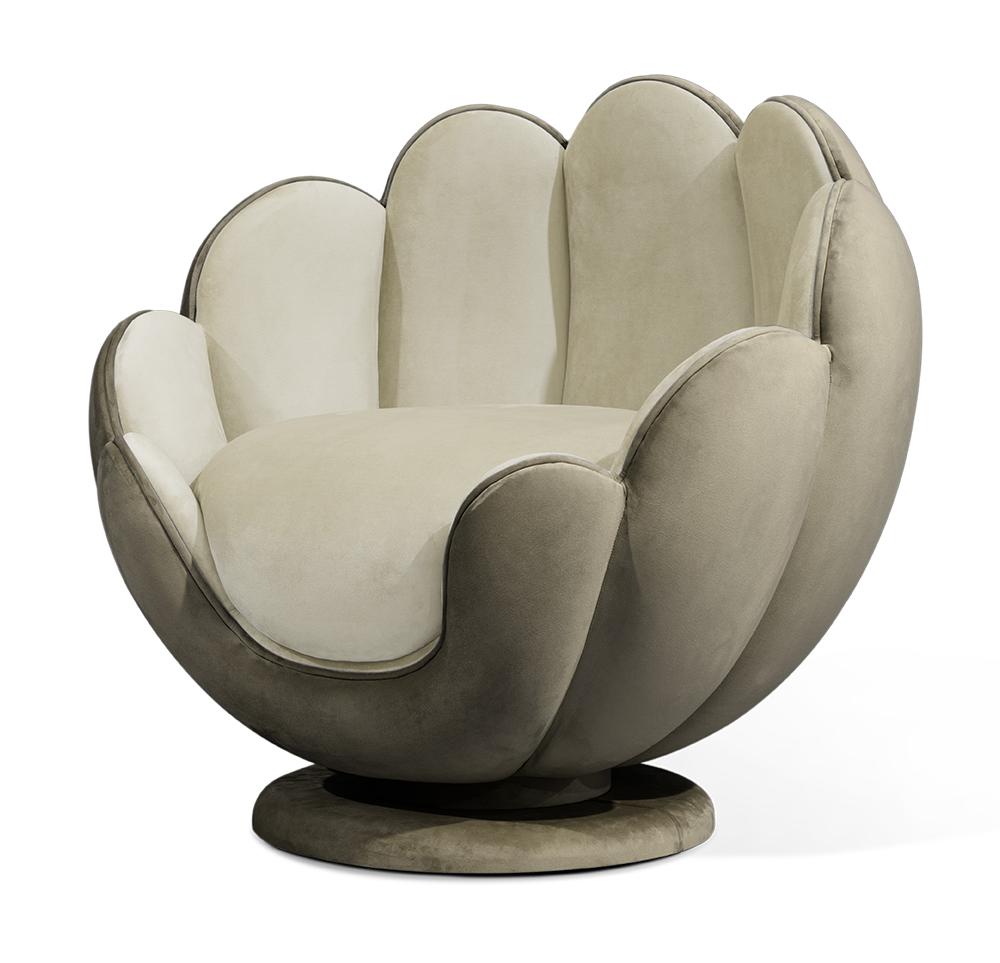 Lotus Serenity Plush Relaxation Chair