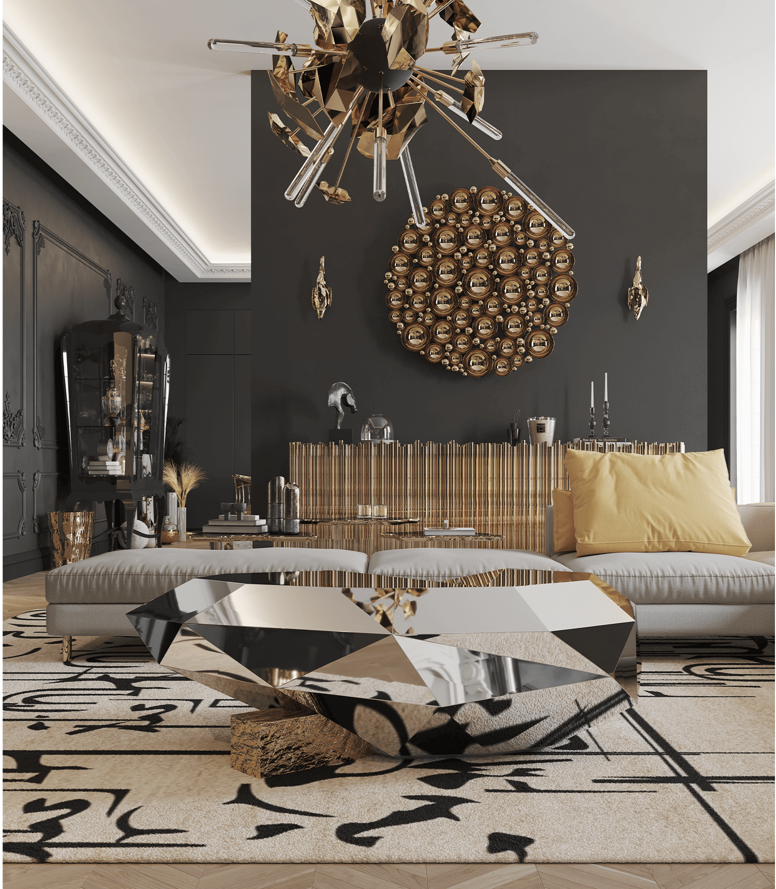 Prism Luxe Designer Coffee Table