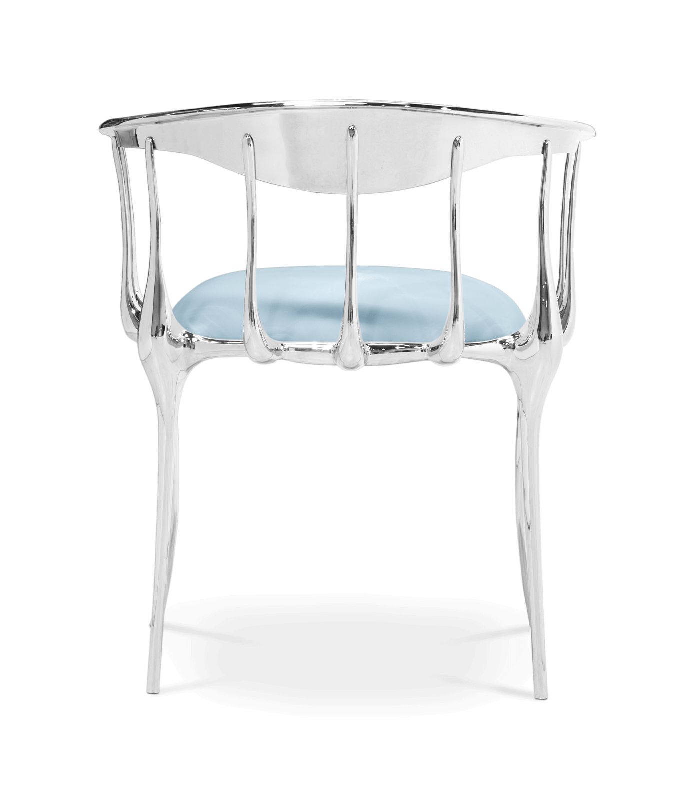 Silver Designer Luxe Chair