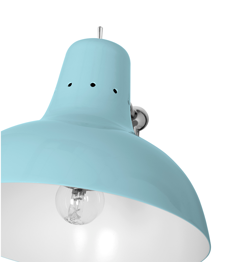 Celestia Blue Modern Desk Lamp