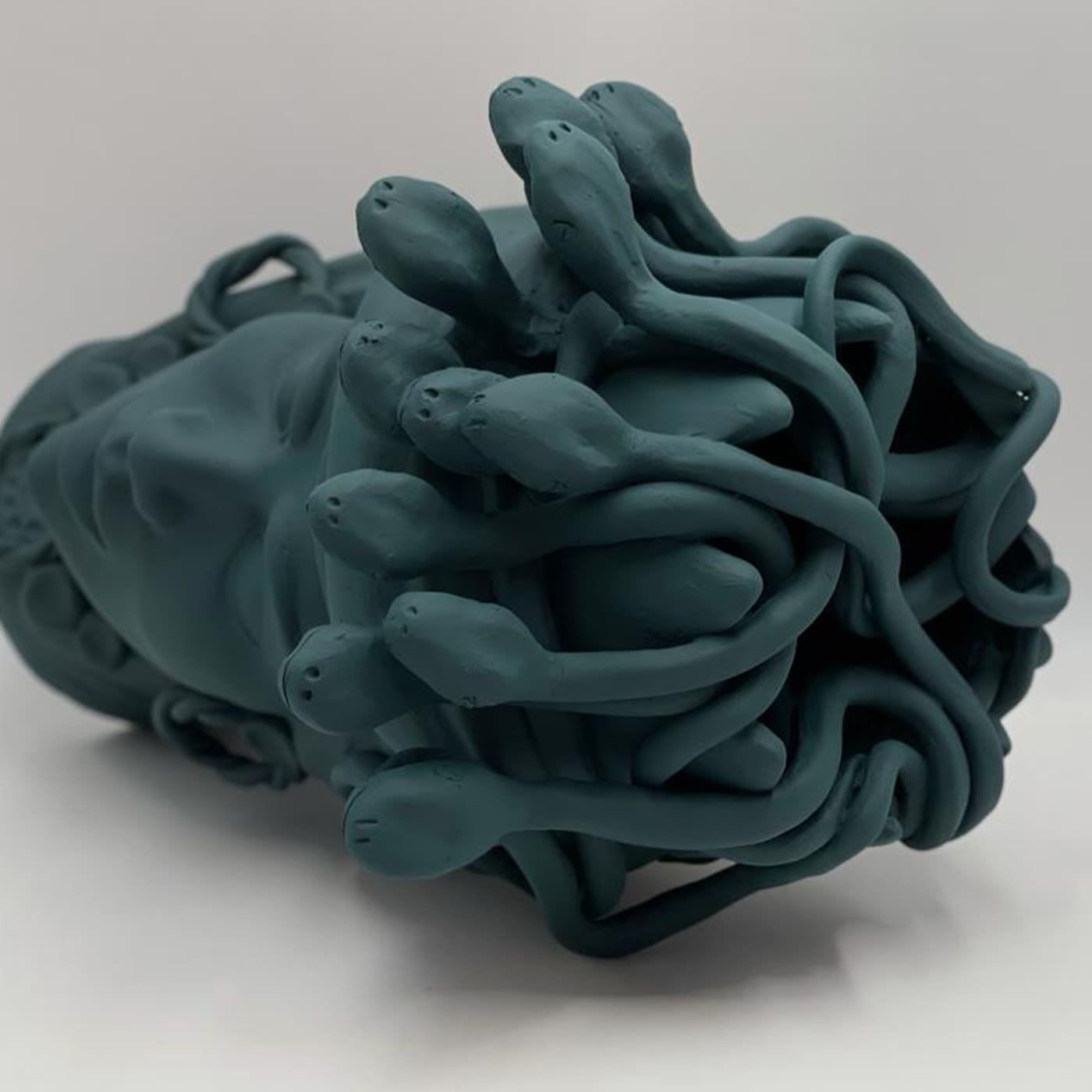 Matte Finish Moor's Head Sculpture