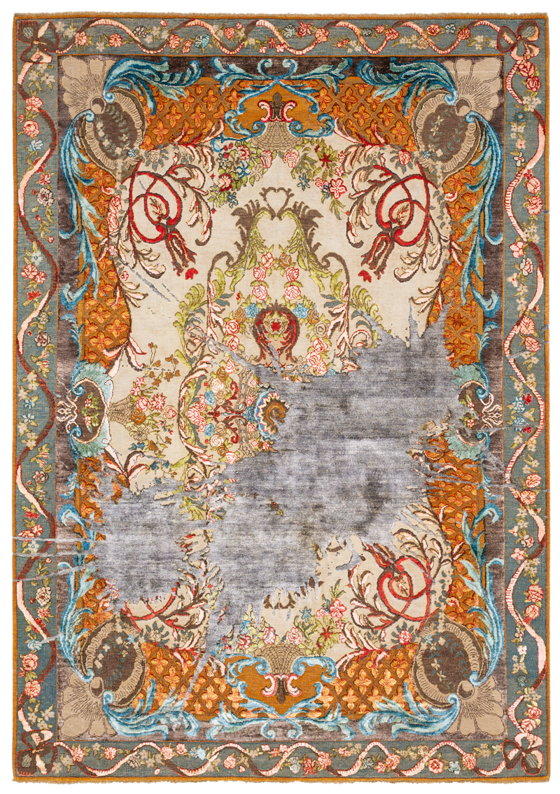 Savonnerie Luxury Hand-Knotted Rug
