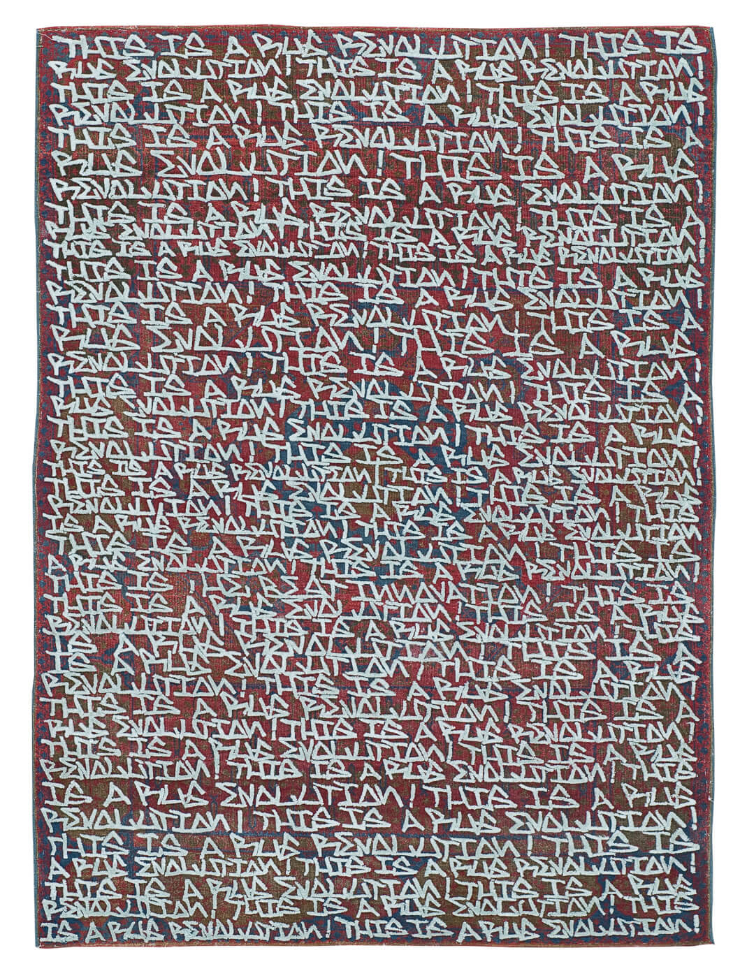 Hand-woven Multicolored Wool & Silk Luxury Rug ☞ Size: 300 x 400 cm