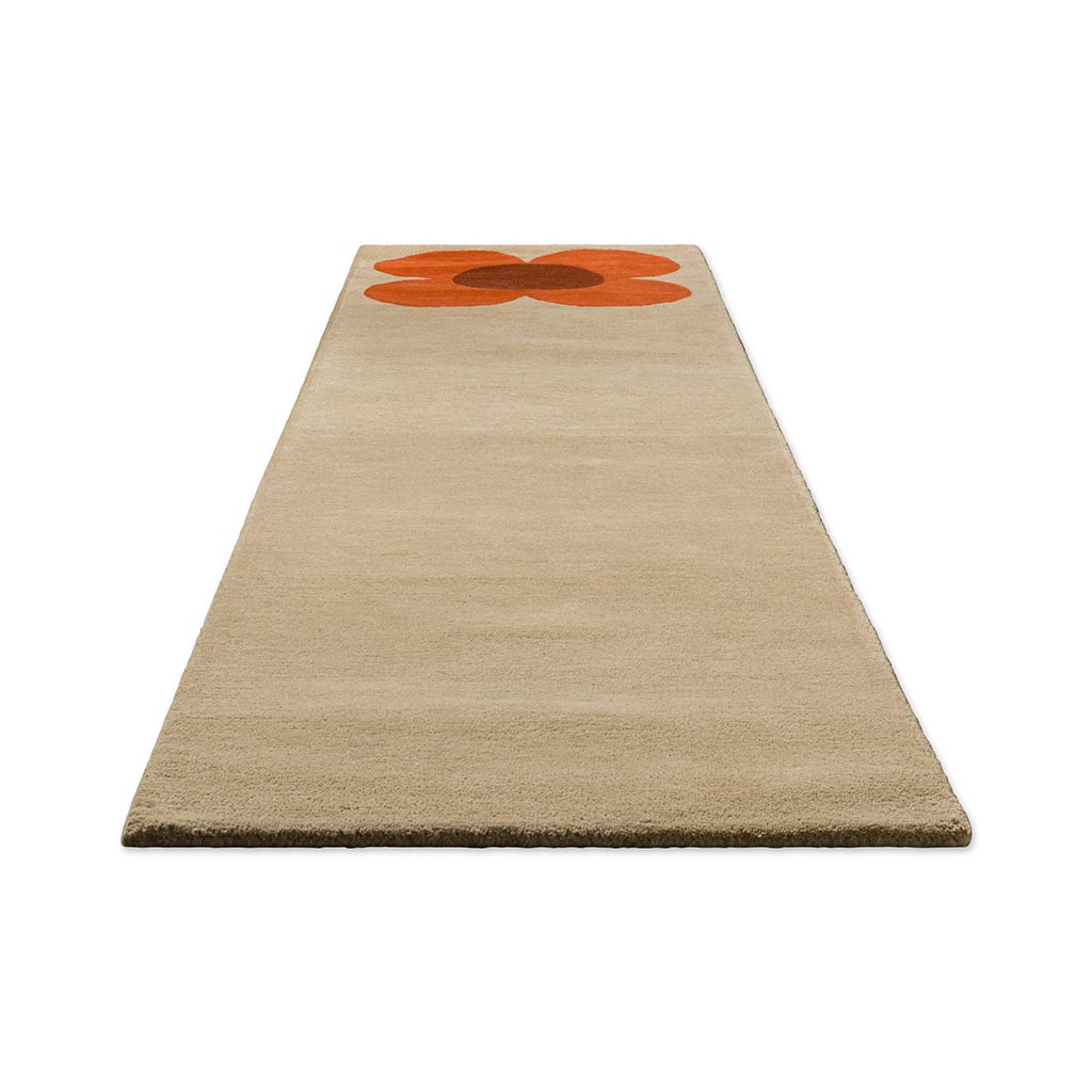 Flower Pumpkin / Ecru Rug