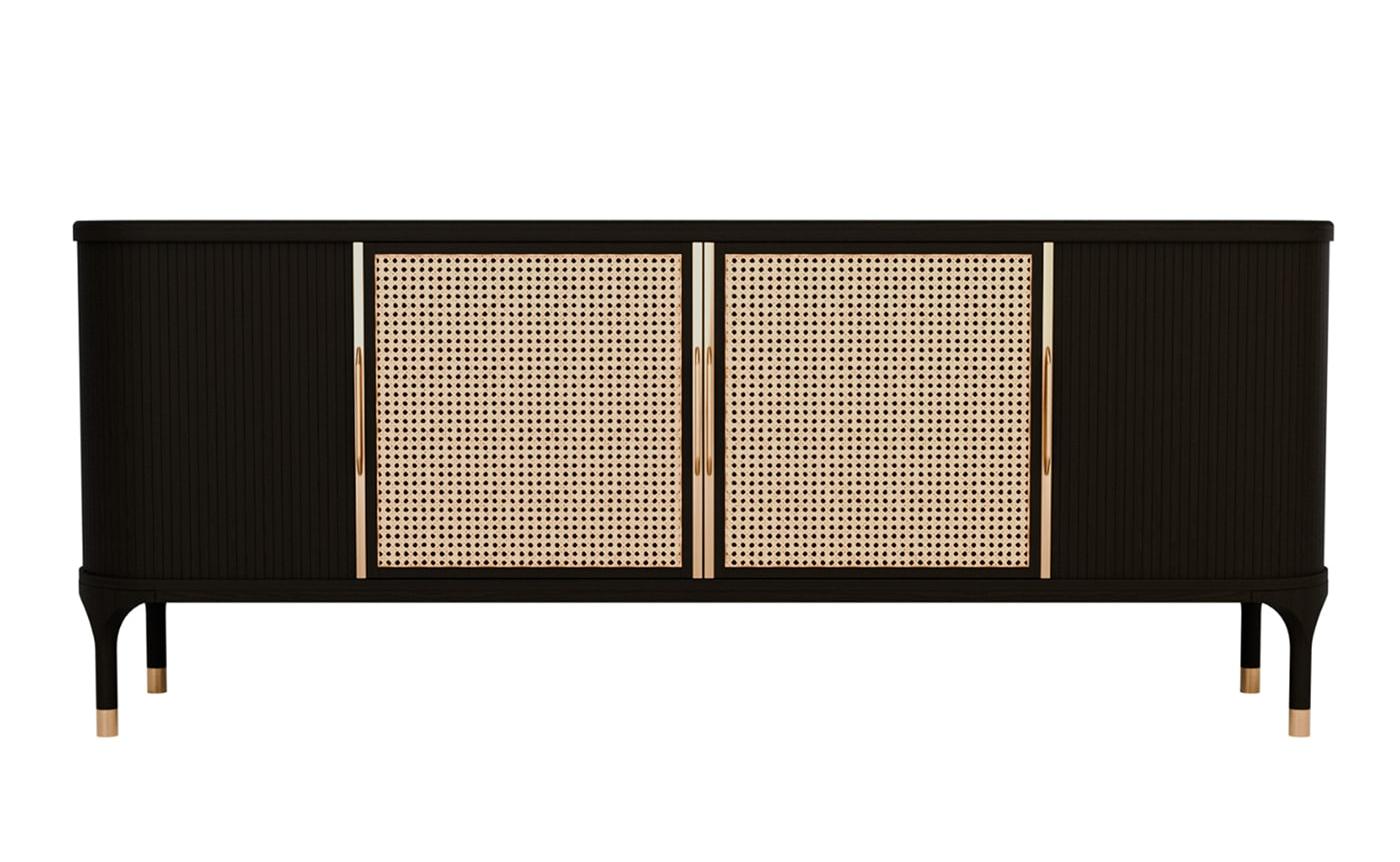 Joyce Black Handcrafted Sideboard
