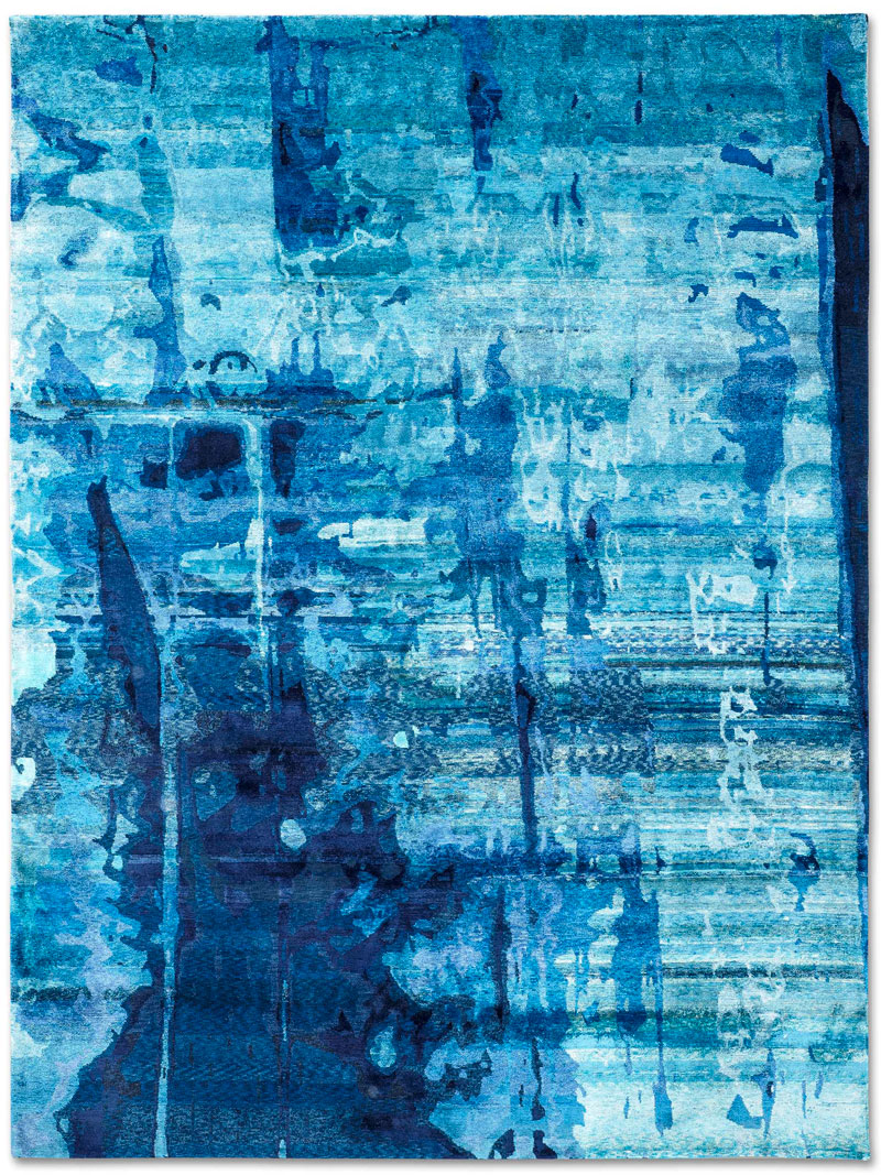 Ice Hand-Knotted Wool / Silk Rug