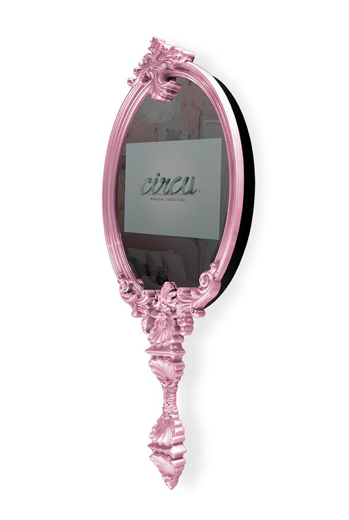 Magic Pink Mirror with TV
