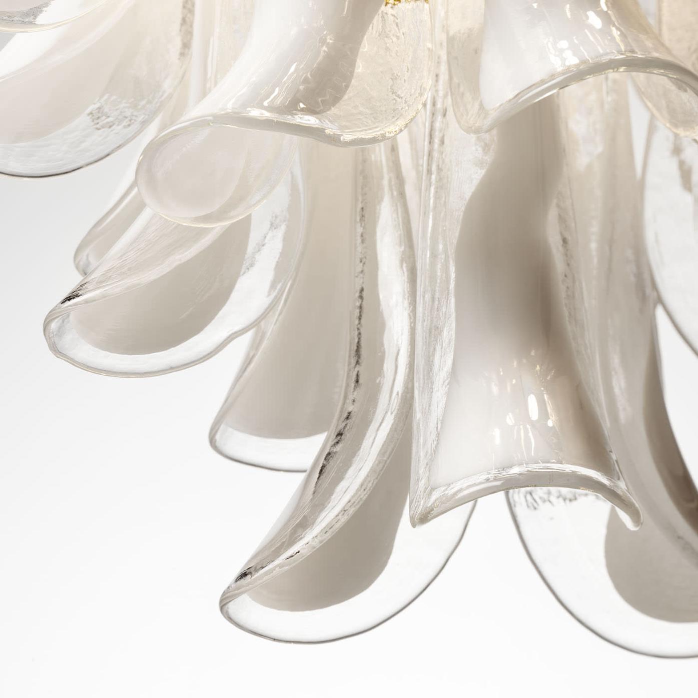 Murano Glass Leaf Round Chandelier