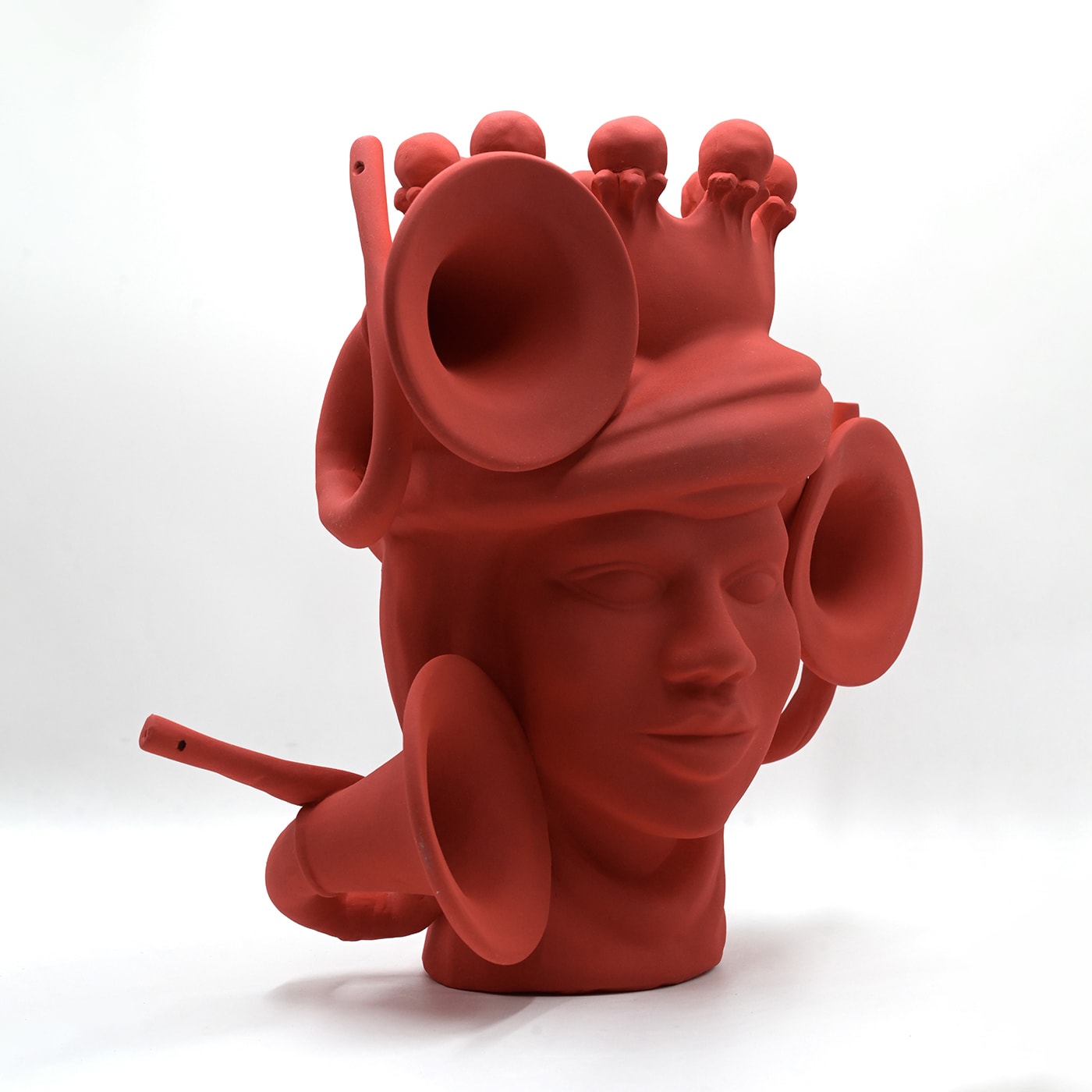 Handcrafted Moor's Head Heritage Sculpture