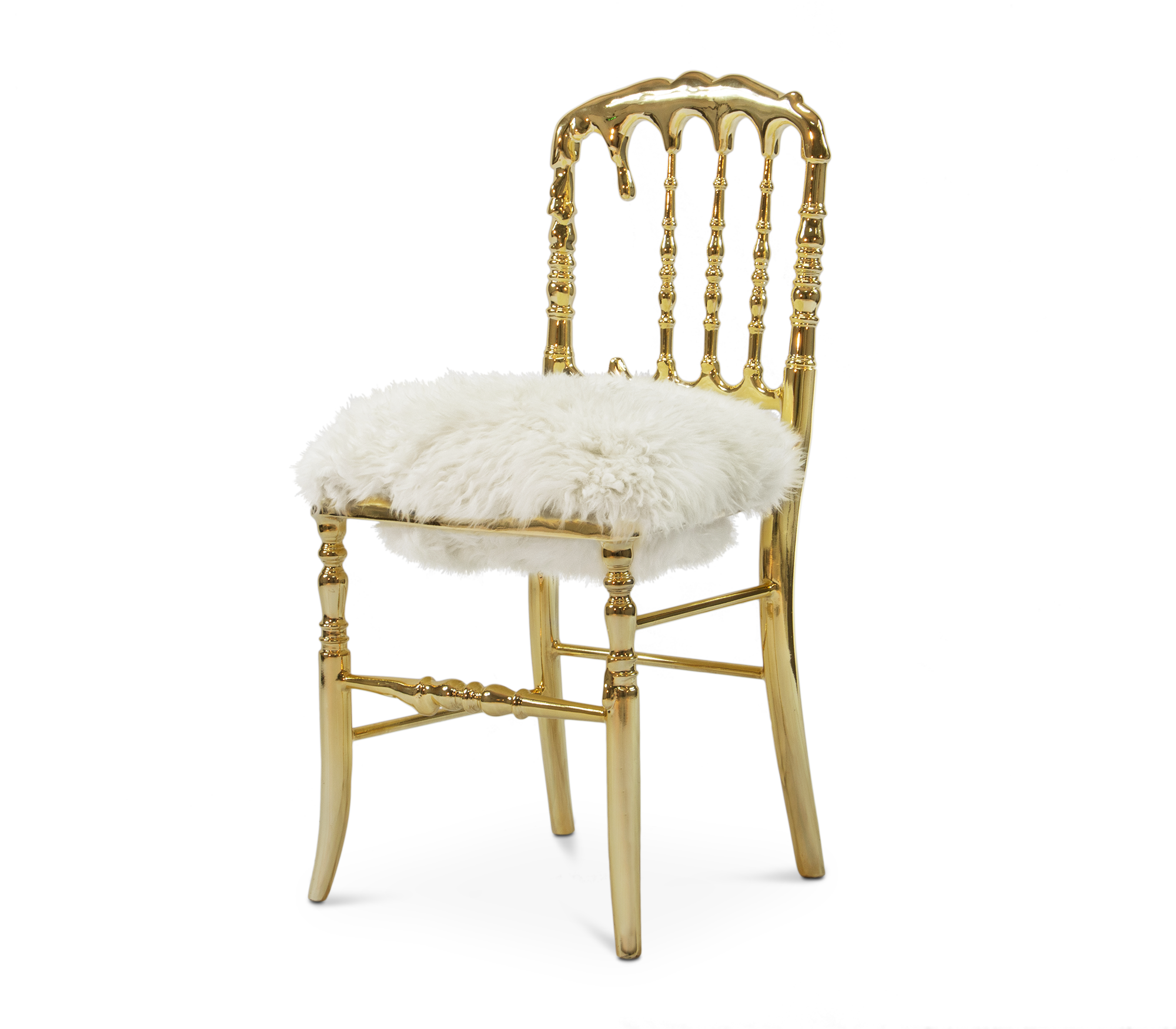 Empyrean Fur Designer Luxe Chair