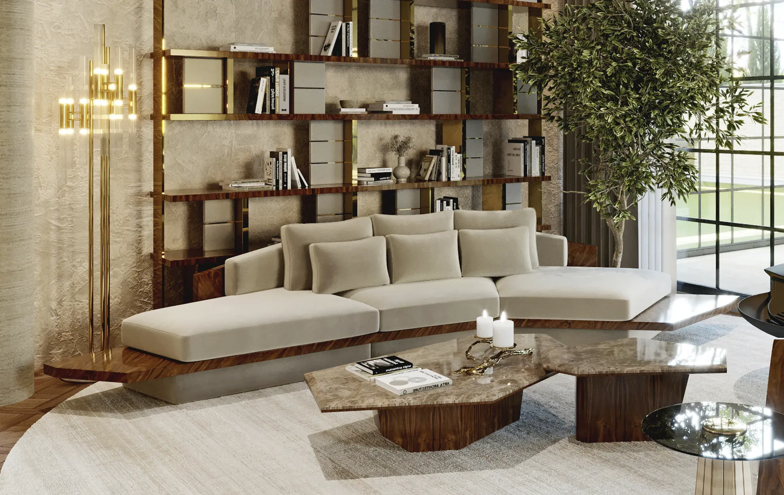 Zenith Angular Sofa - 5