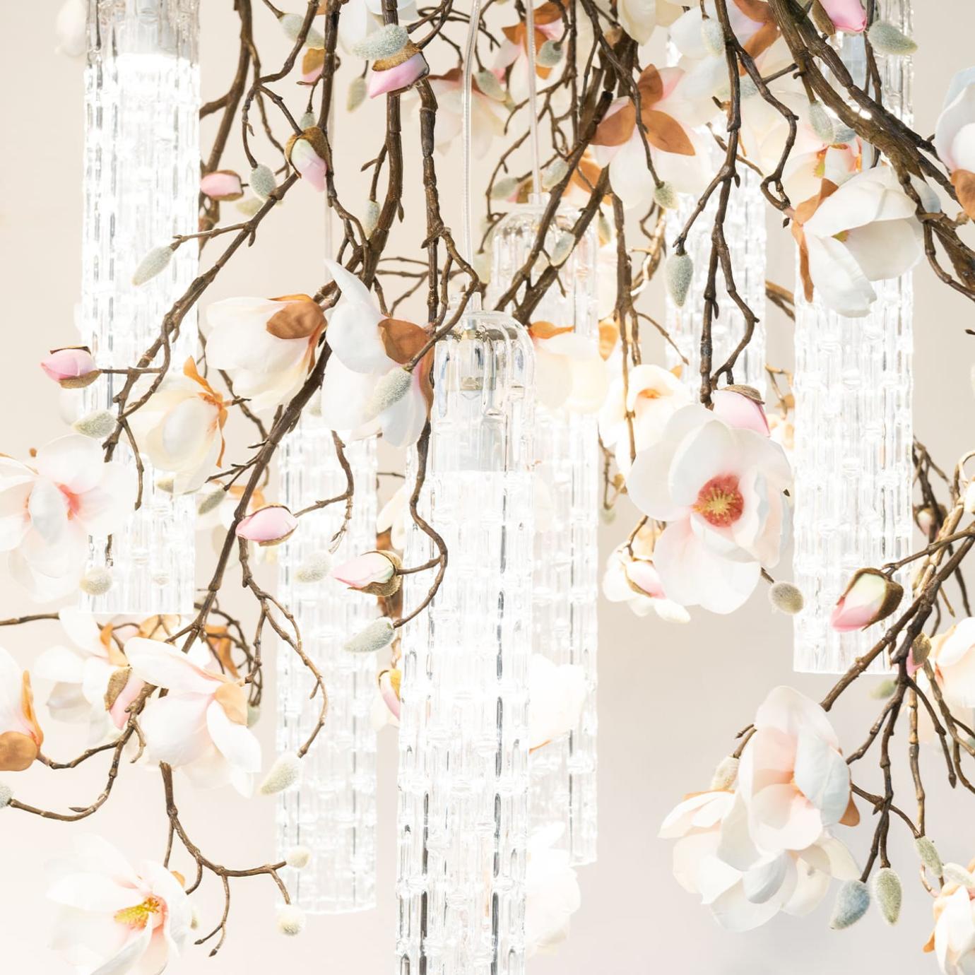 Magnolia White Italian Chandelier