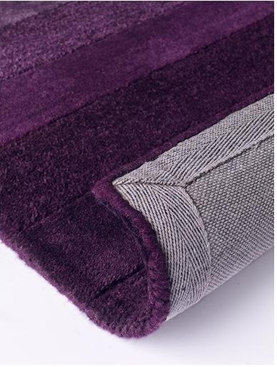 Handloom Purple Rug ☞ Size: 70 x 140 cm