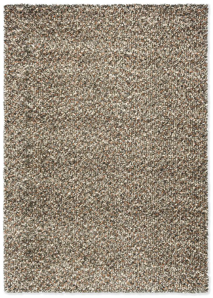Pop-Art Grey Thick Pile Felted Rug | Size: 200 x 280 cm