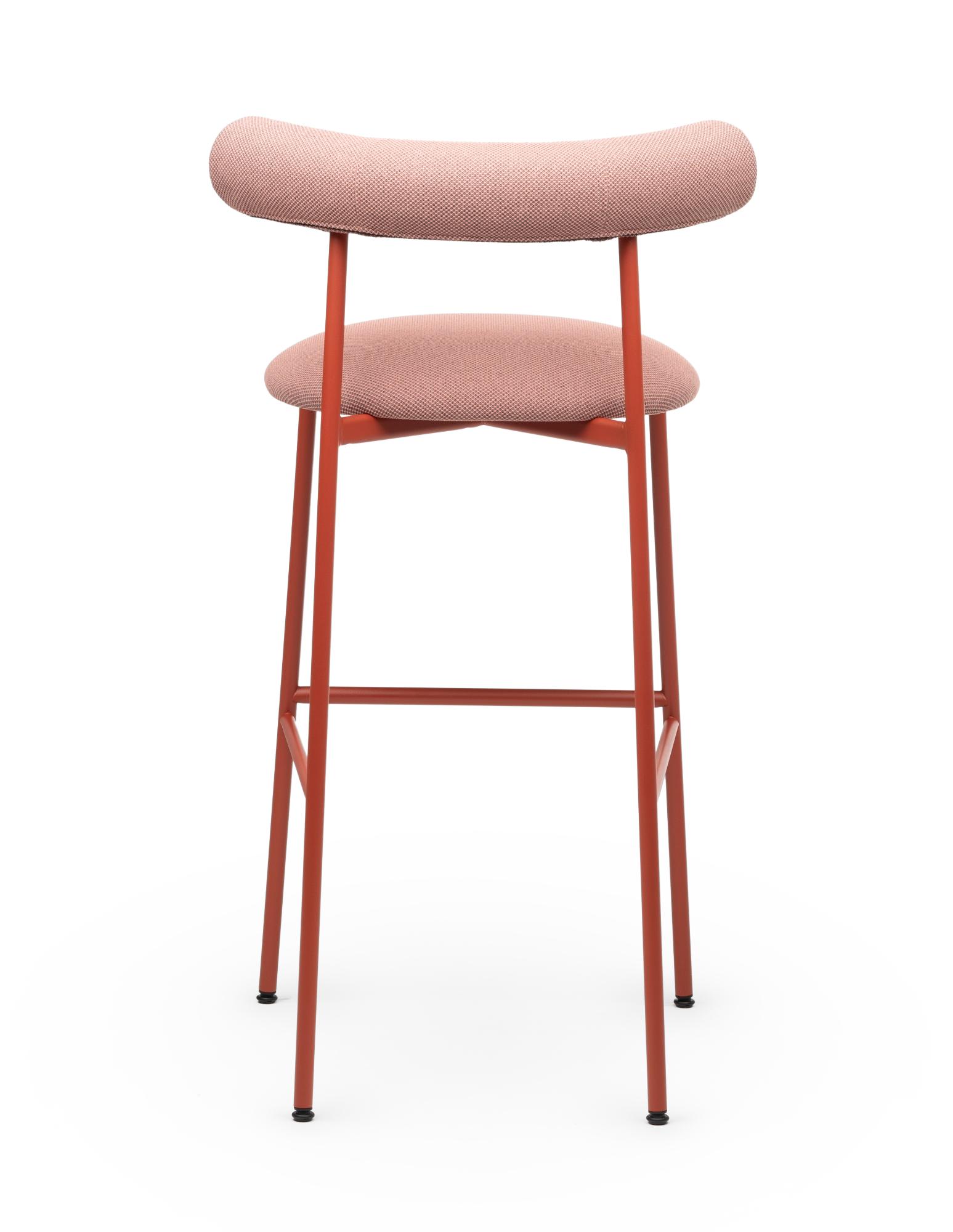 Pink Pampa Bar Stool