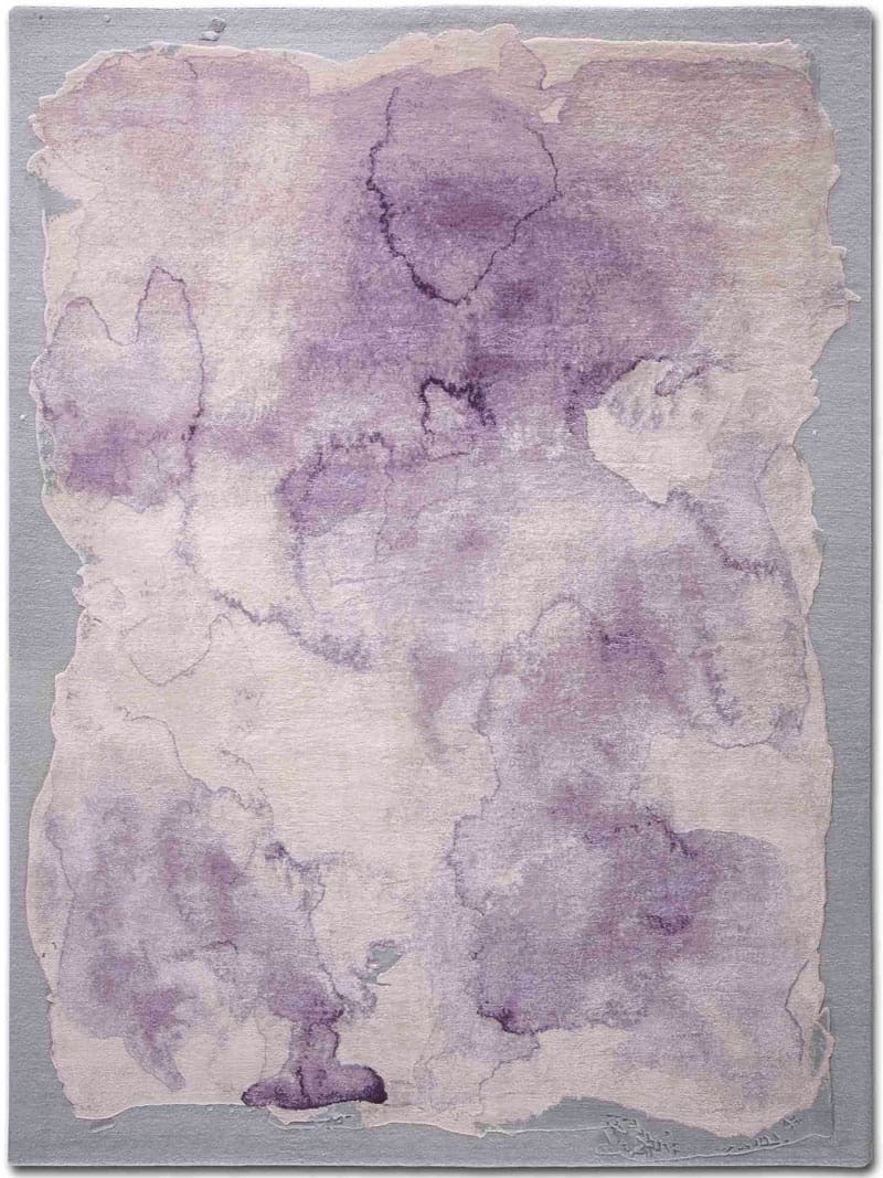 Mono Purple Luxury Hand-Woven Rug