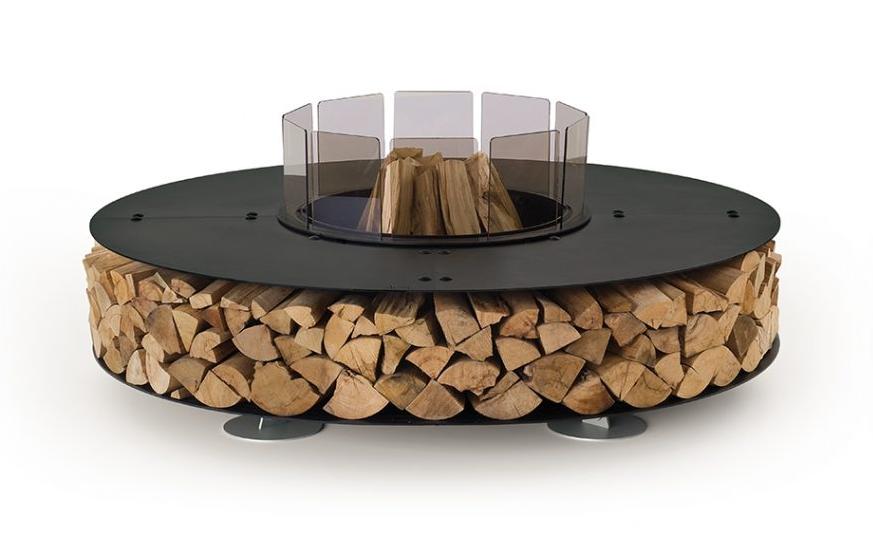 Steel Round Black Fire Pit