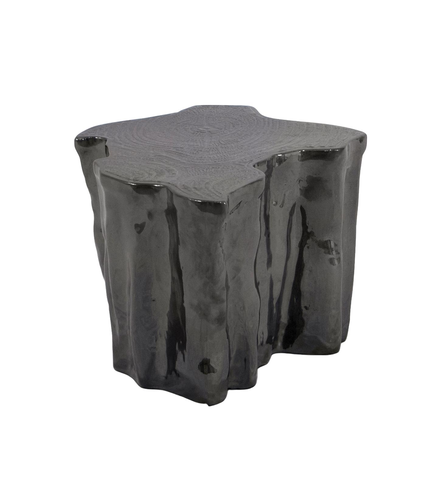 Horizon Black Ceramic Designer Side Table