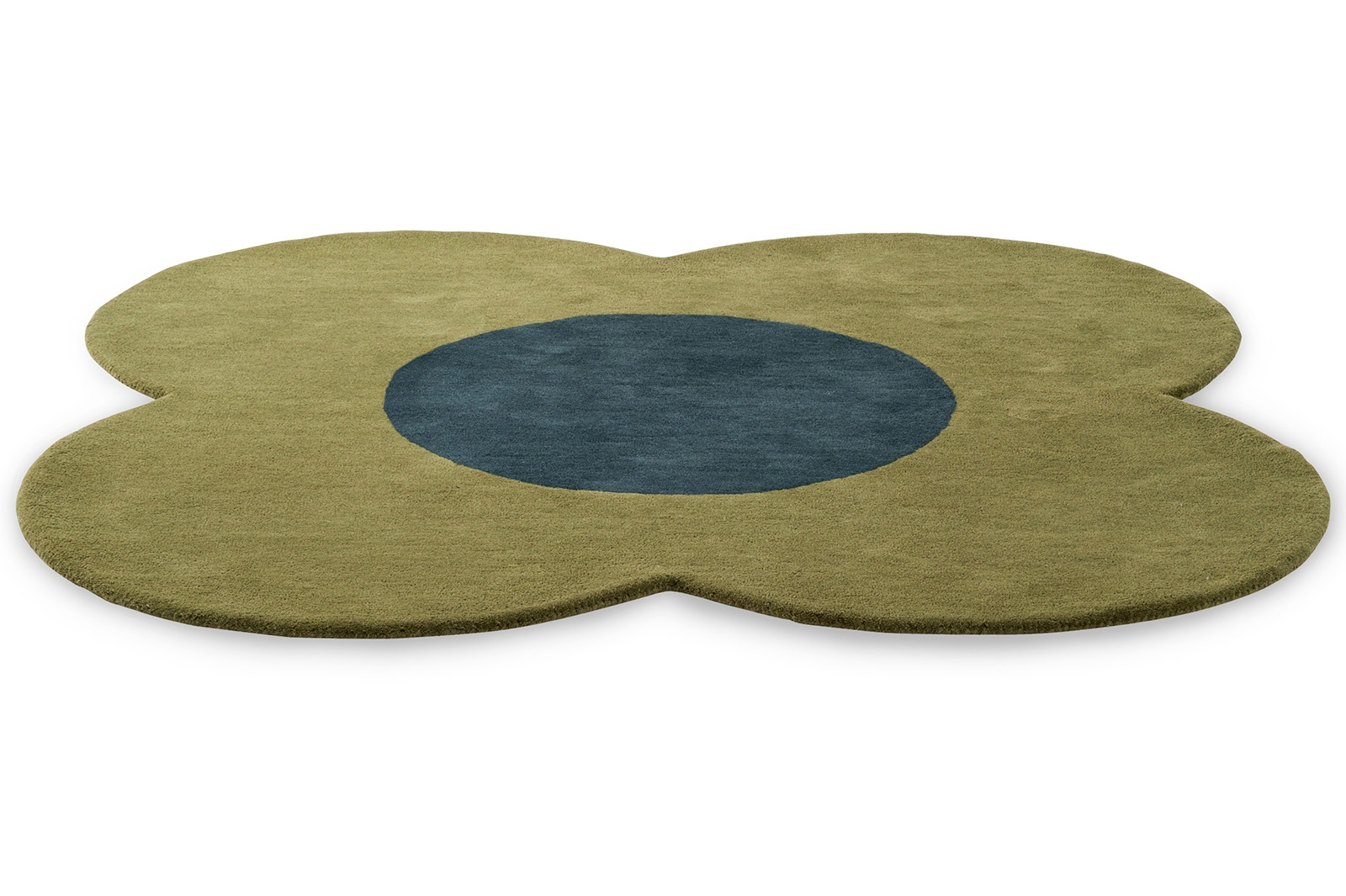Flower Green Handtufted Premium Rug | Size: Ø 150 cm