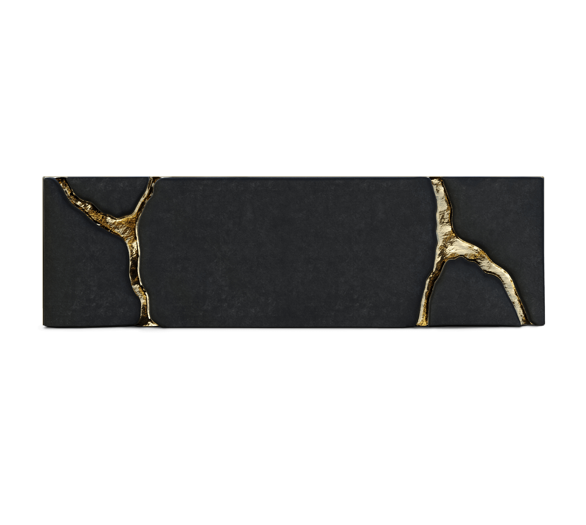 Fissure Black Designer Headboard