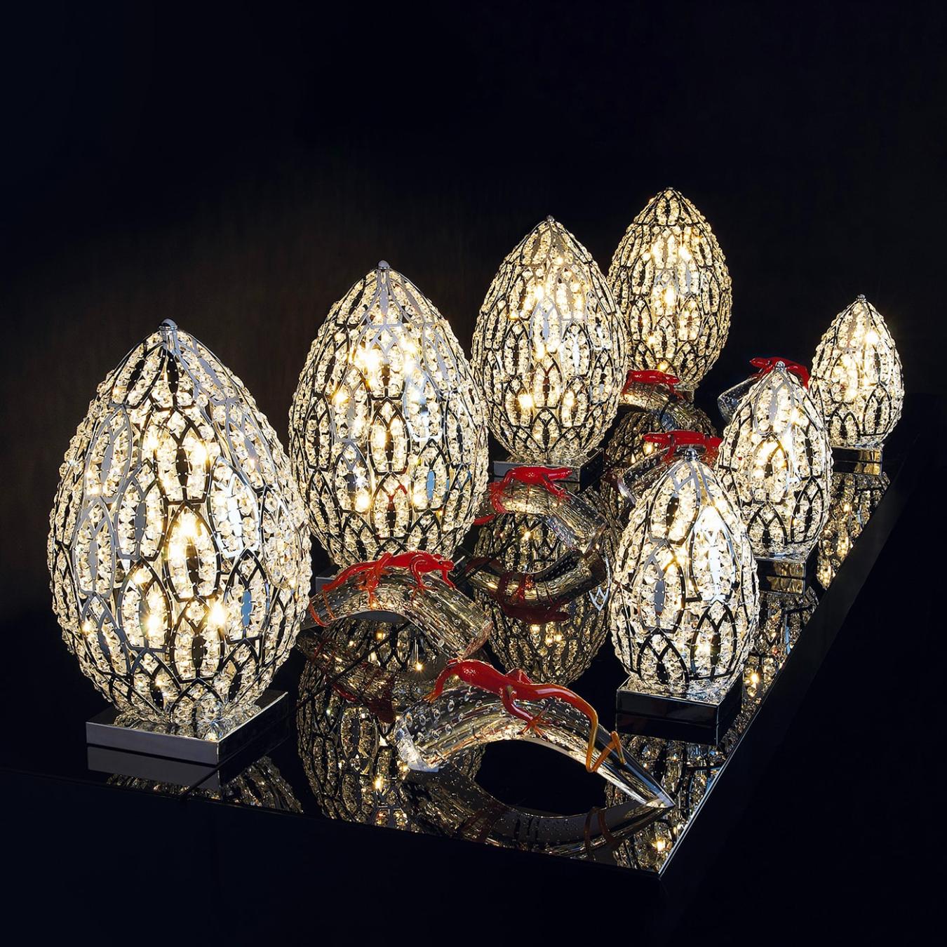 Arabesque Egg 30 Handcrafted Table Lamp