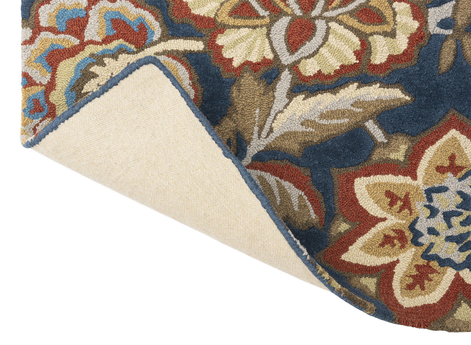 Indra Ink / Ruby Handwoven Wool Rug