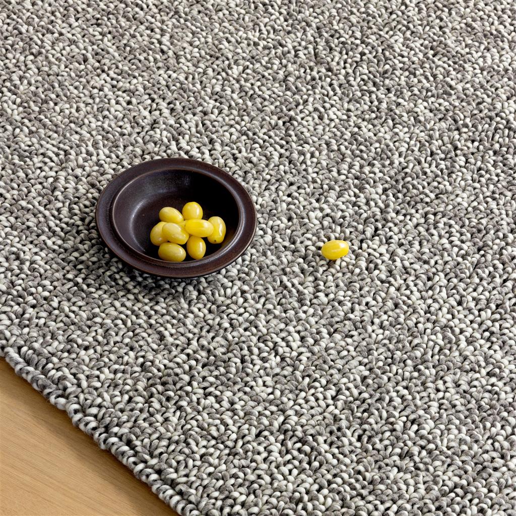 Origin Loop Arctic Stone Felted Loop Rug | Size: 140 x 200 cm