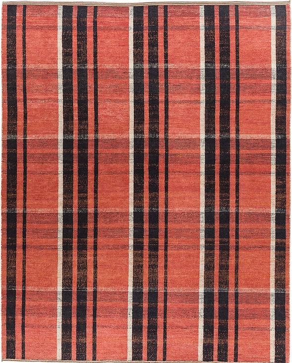Checkered Red Luxury Rug
