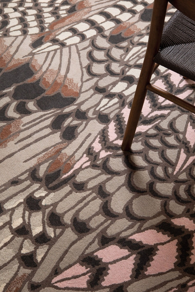 Feathers Designer Handwoven Rug | Size: 250 x 350 cm