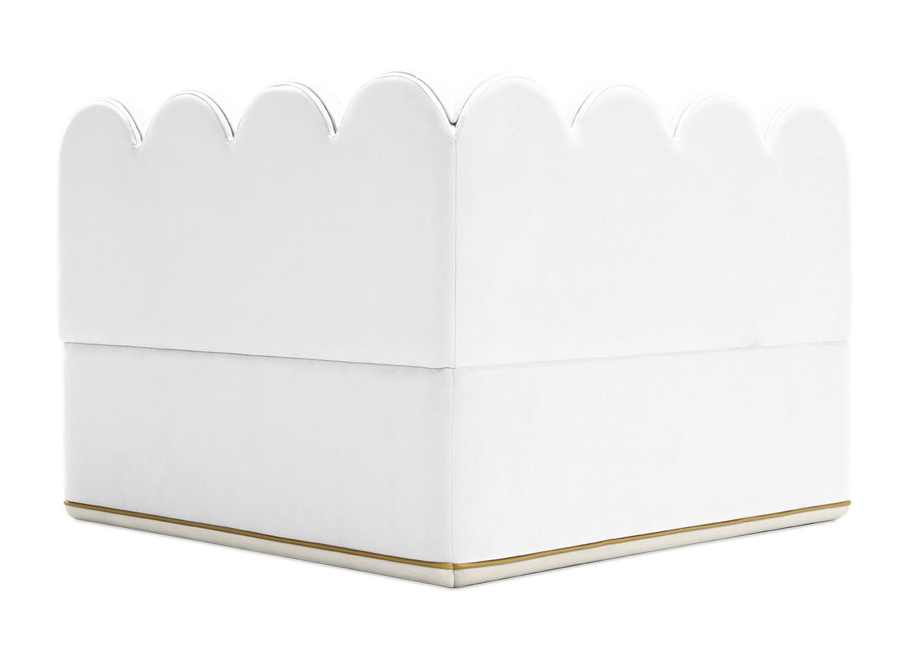 Fluffy Cloud White Sofa