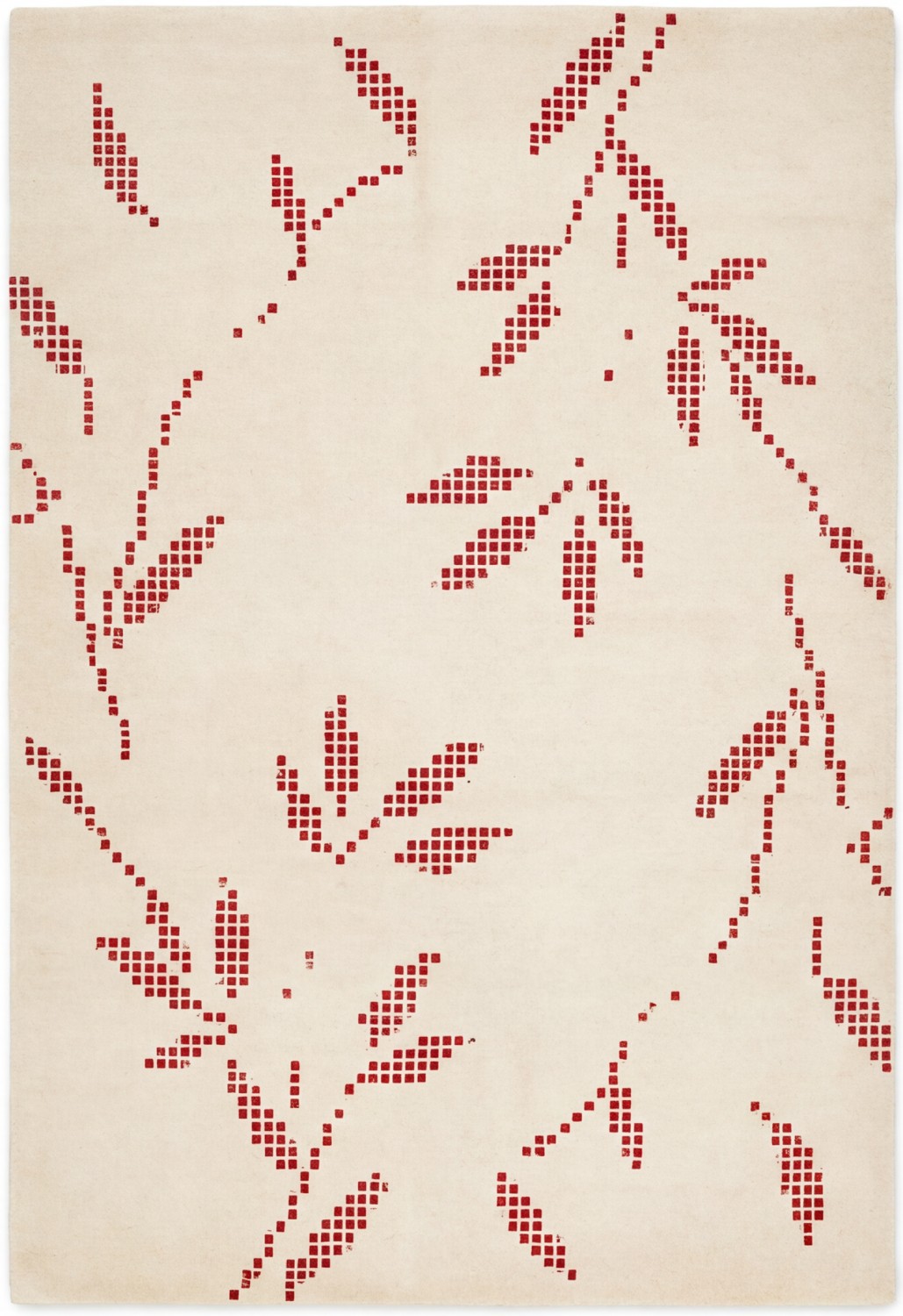 Coral Script Luxury Rug
