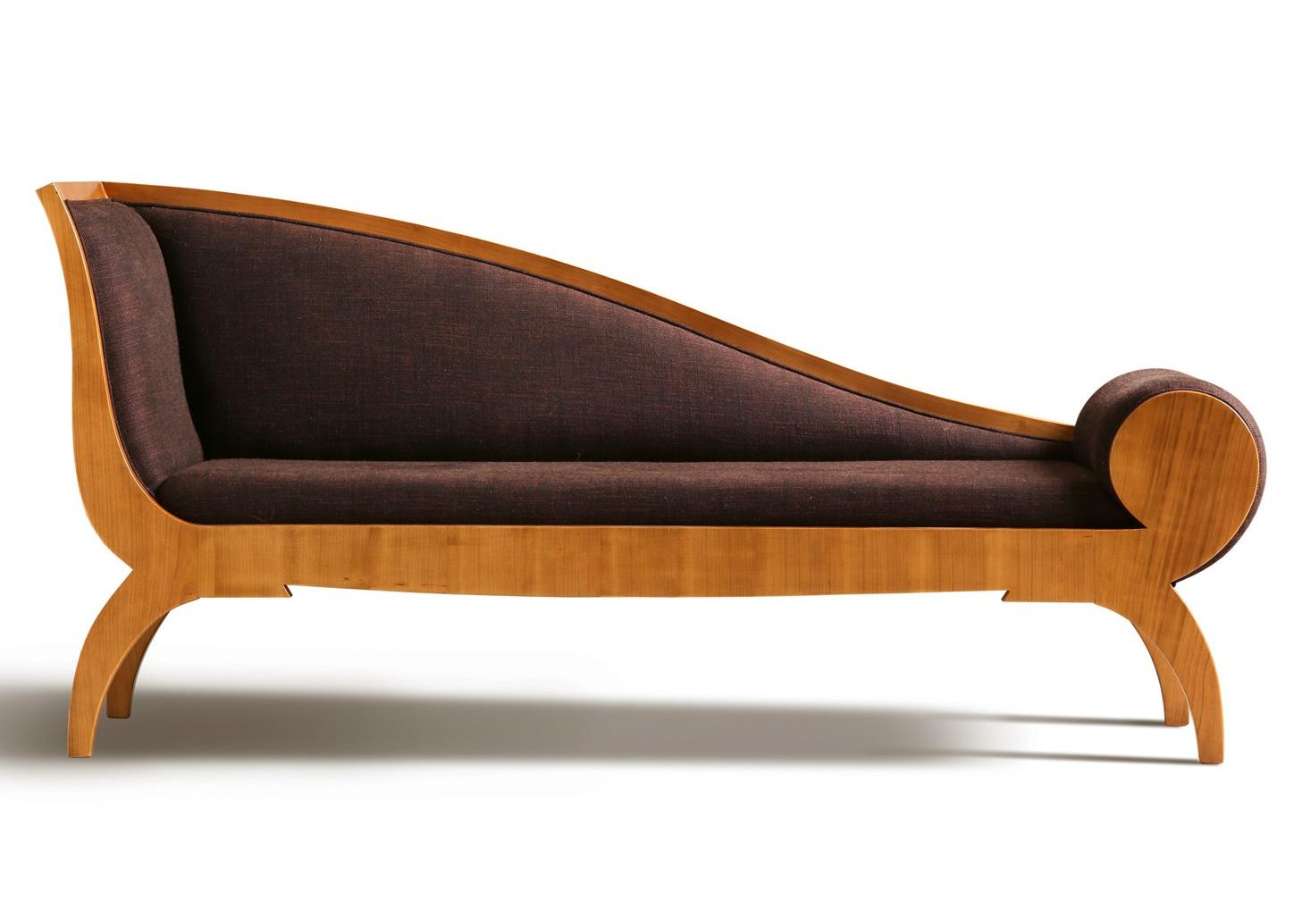 Paolina Dark and Honey Artisan Chaise