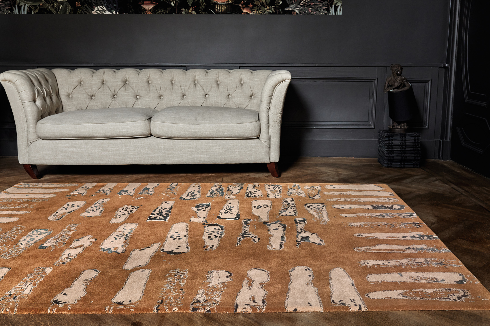Wool & Viscose Hand-woven Luxury Rug | Size: 170 x 240 cm