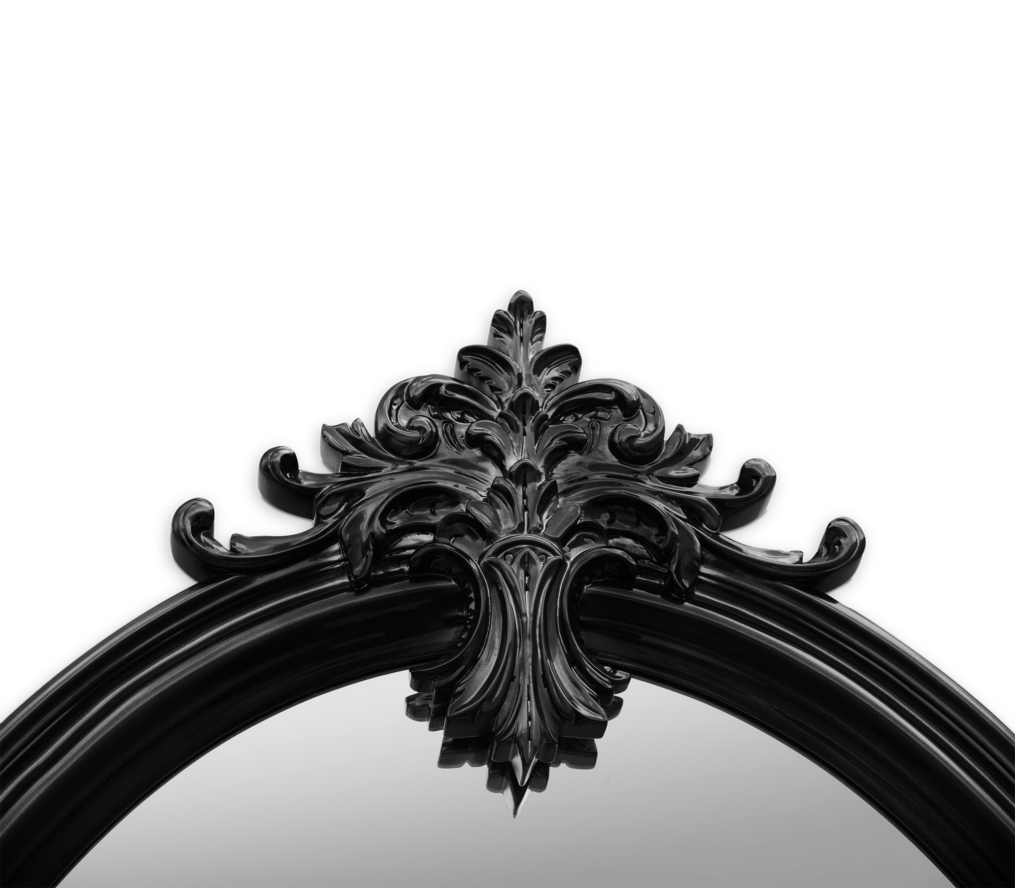 Antoinette Noir Designer Mirror