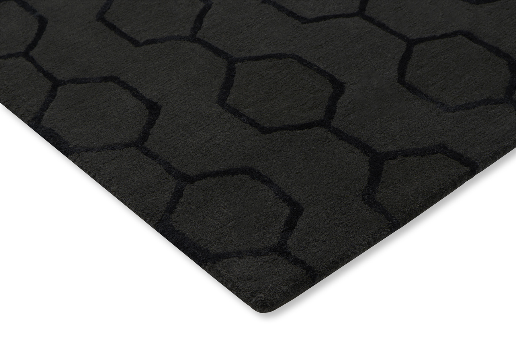 Geometric Noir Modern Hand Woven Rug | Size: 200 x 280 cm