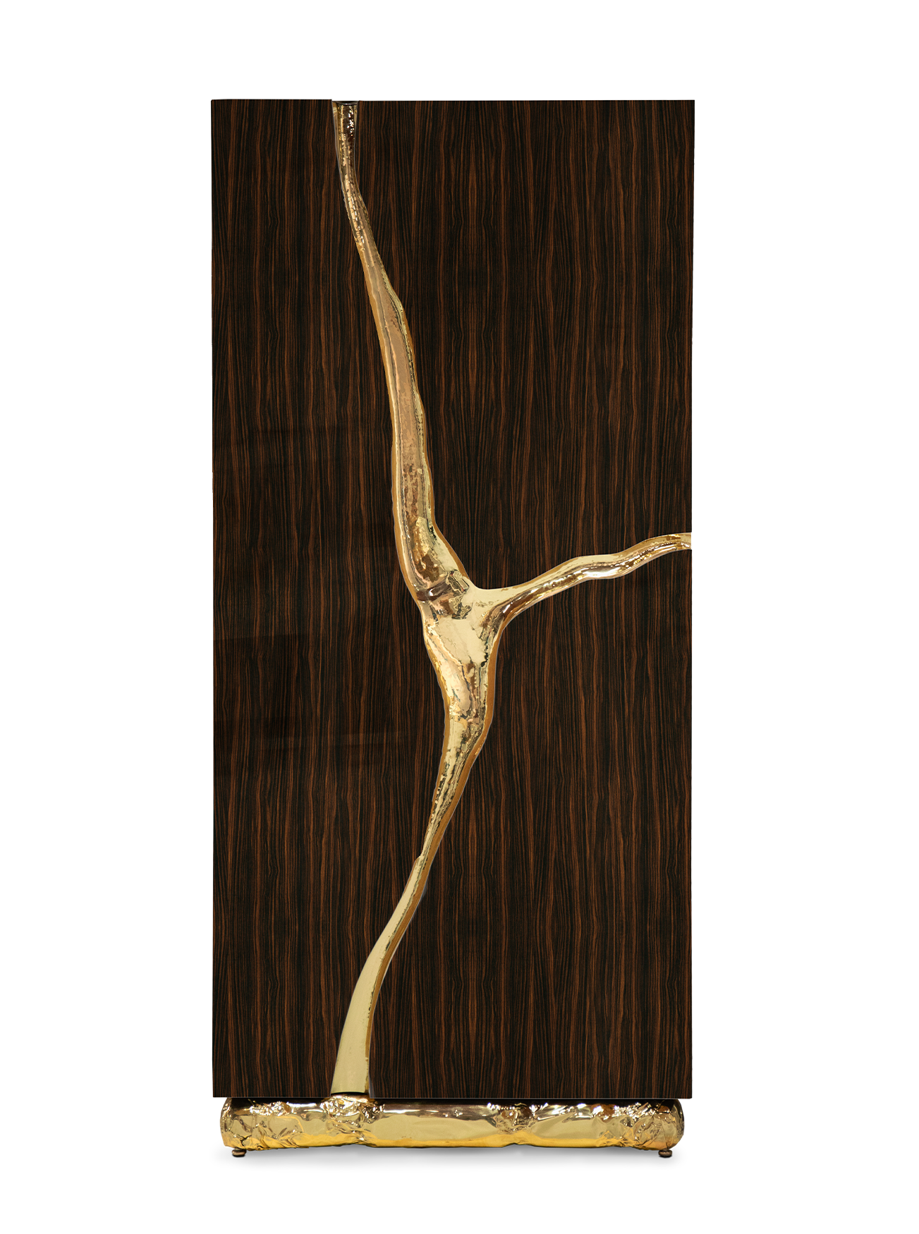 Fissure Ebony Designer Cabinet