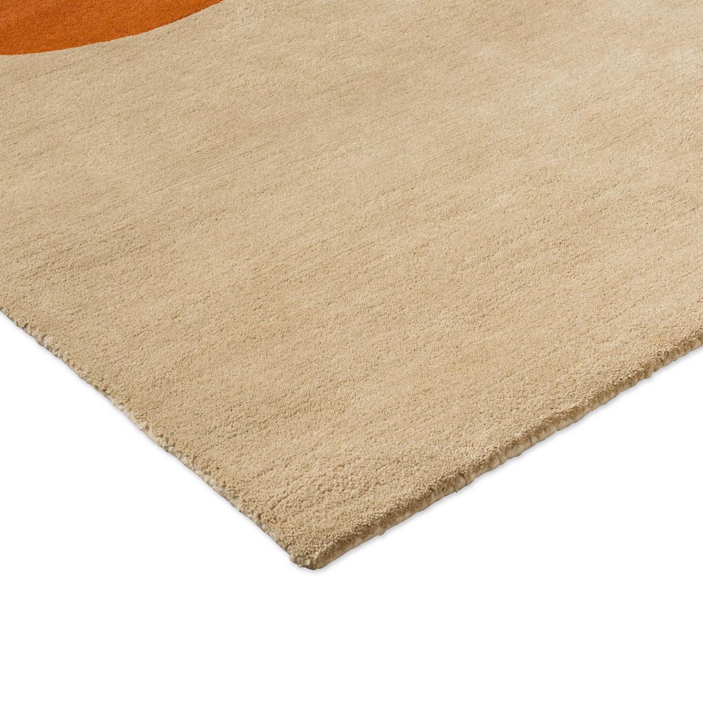 Flower Pumpkin / Ecru Rug
