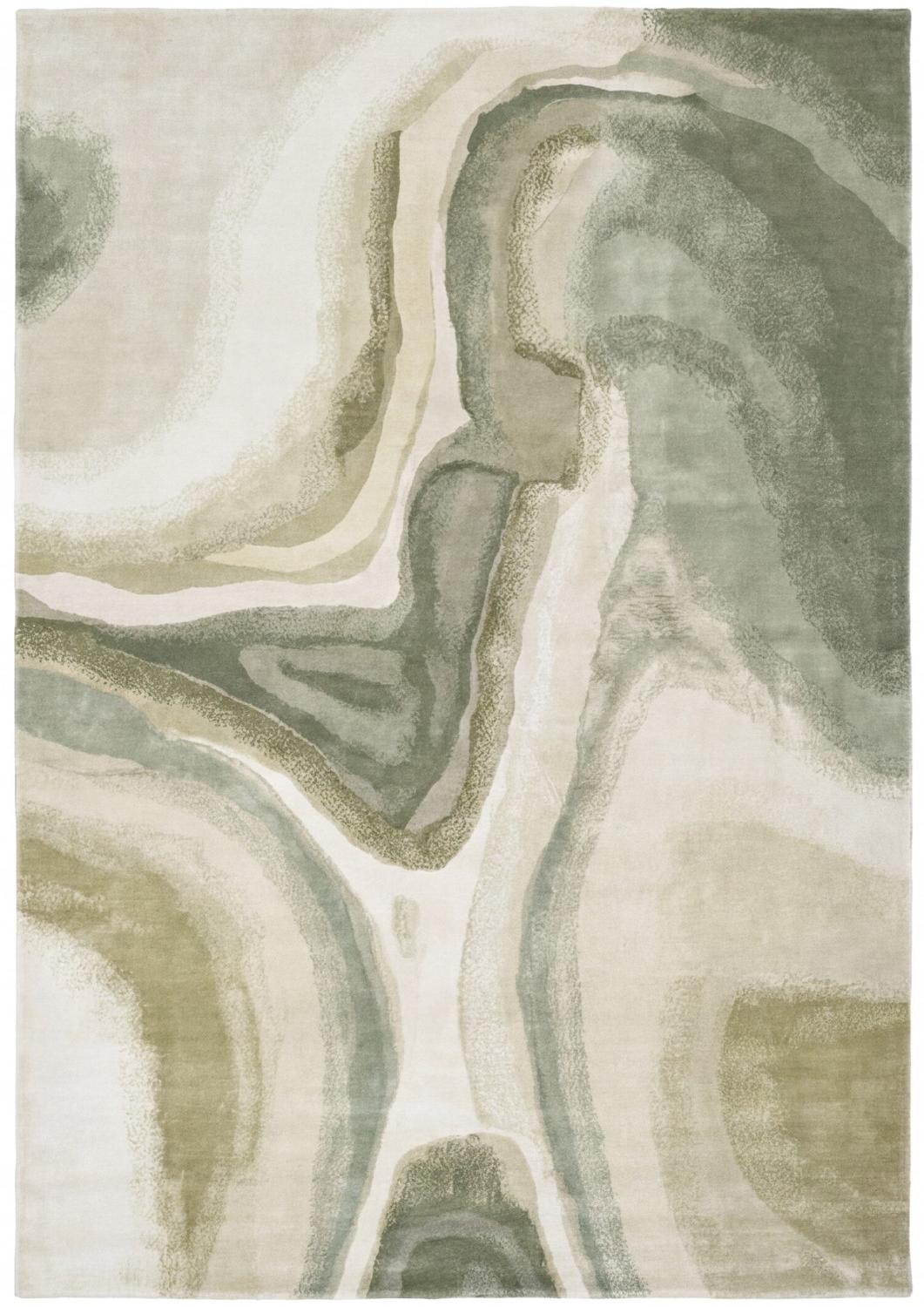 Olive Marble Handwoven Rug