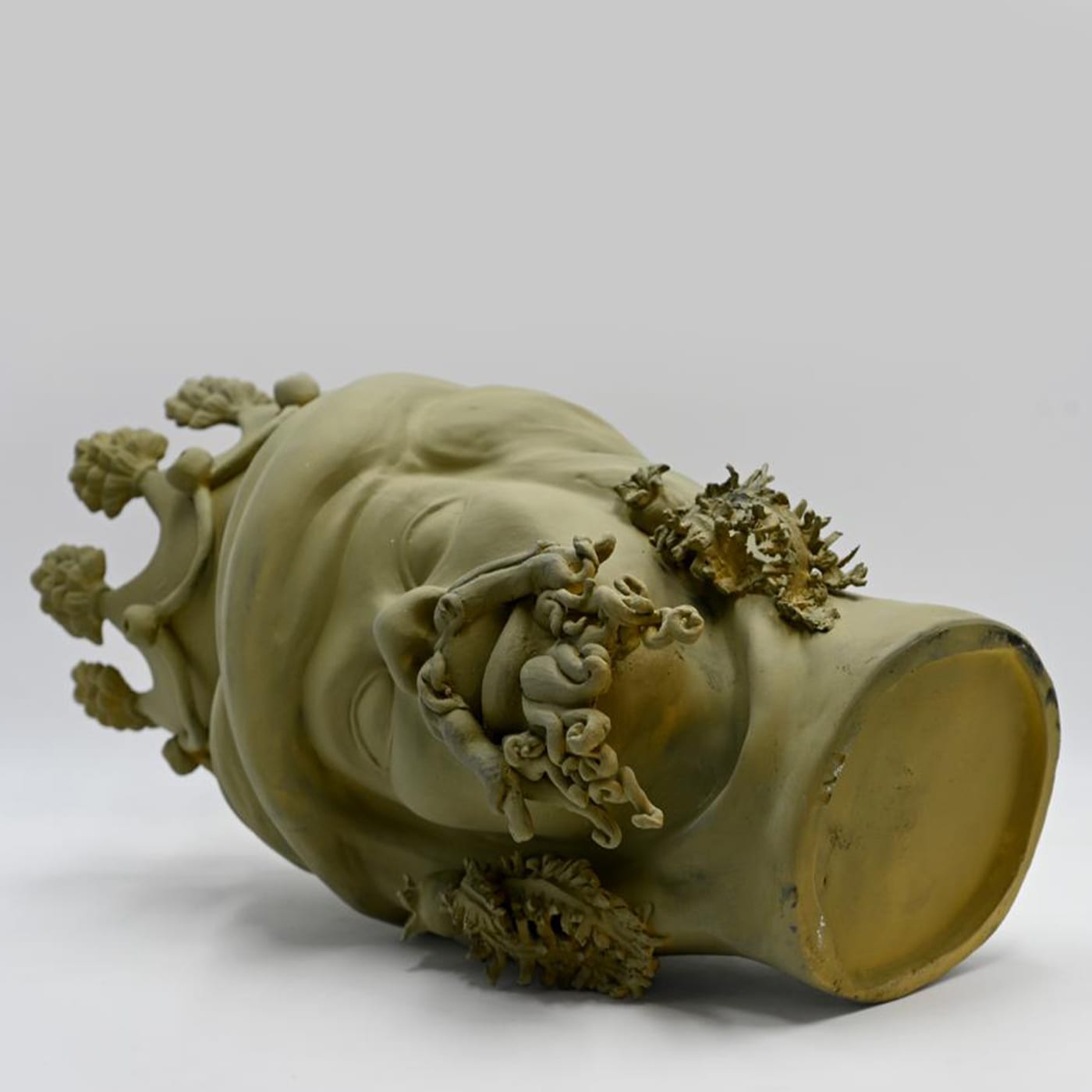 Pistachio Moor's Head Italian Artisan Sculpture