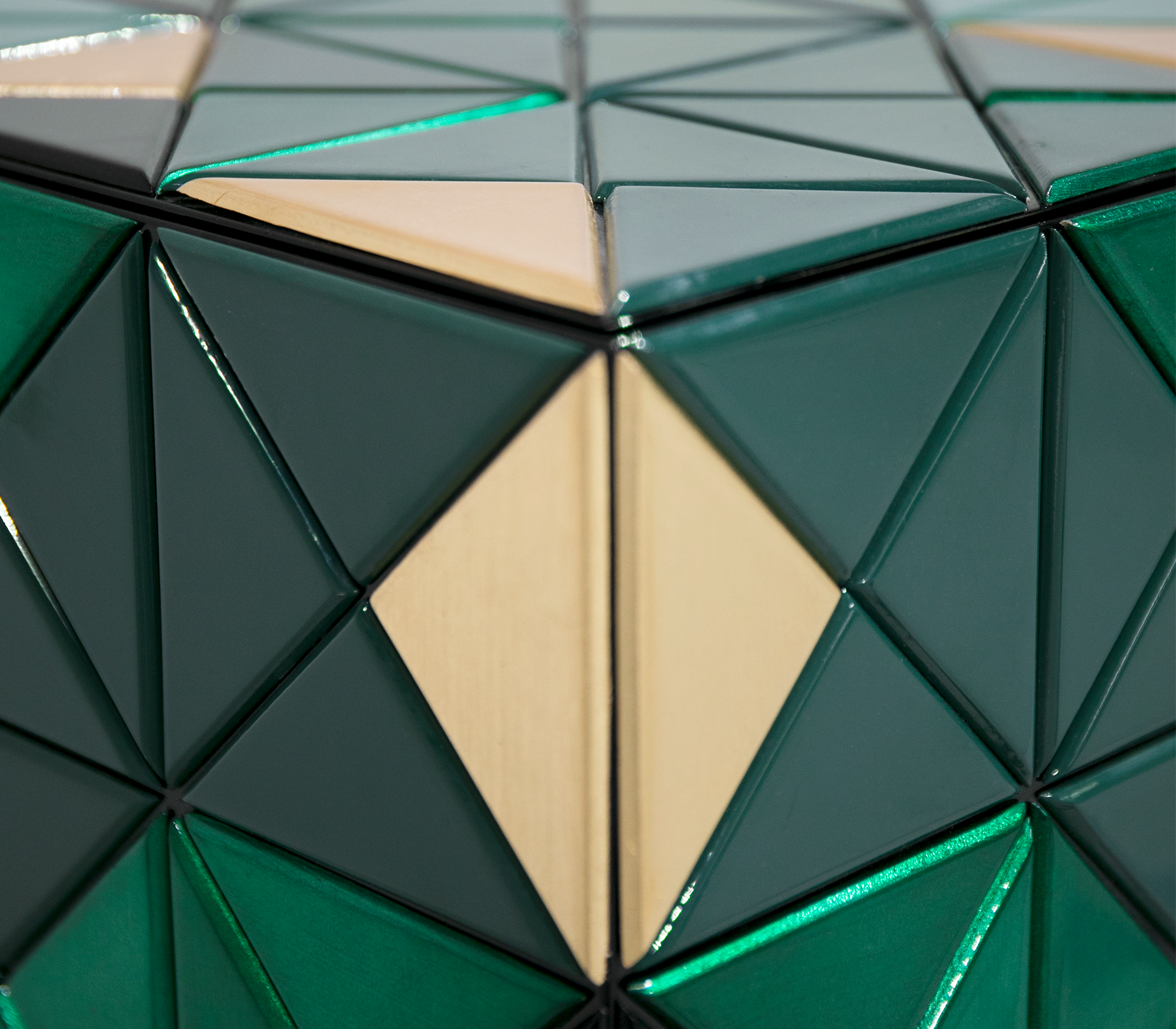 Mosaic II Green Designer Cabinet