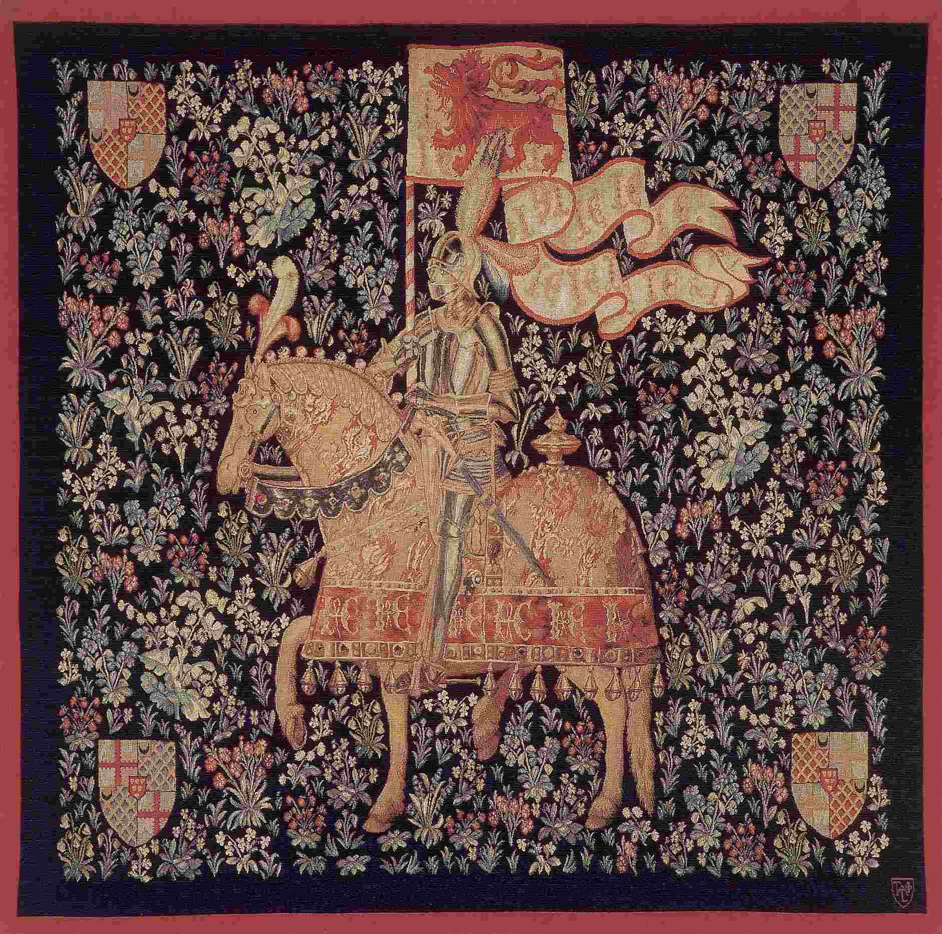 The Knight Square French Tapestry