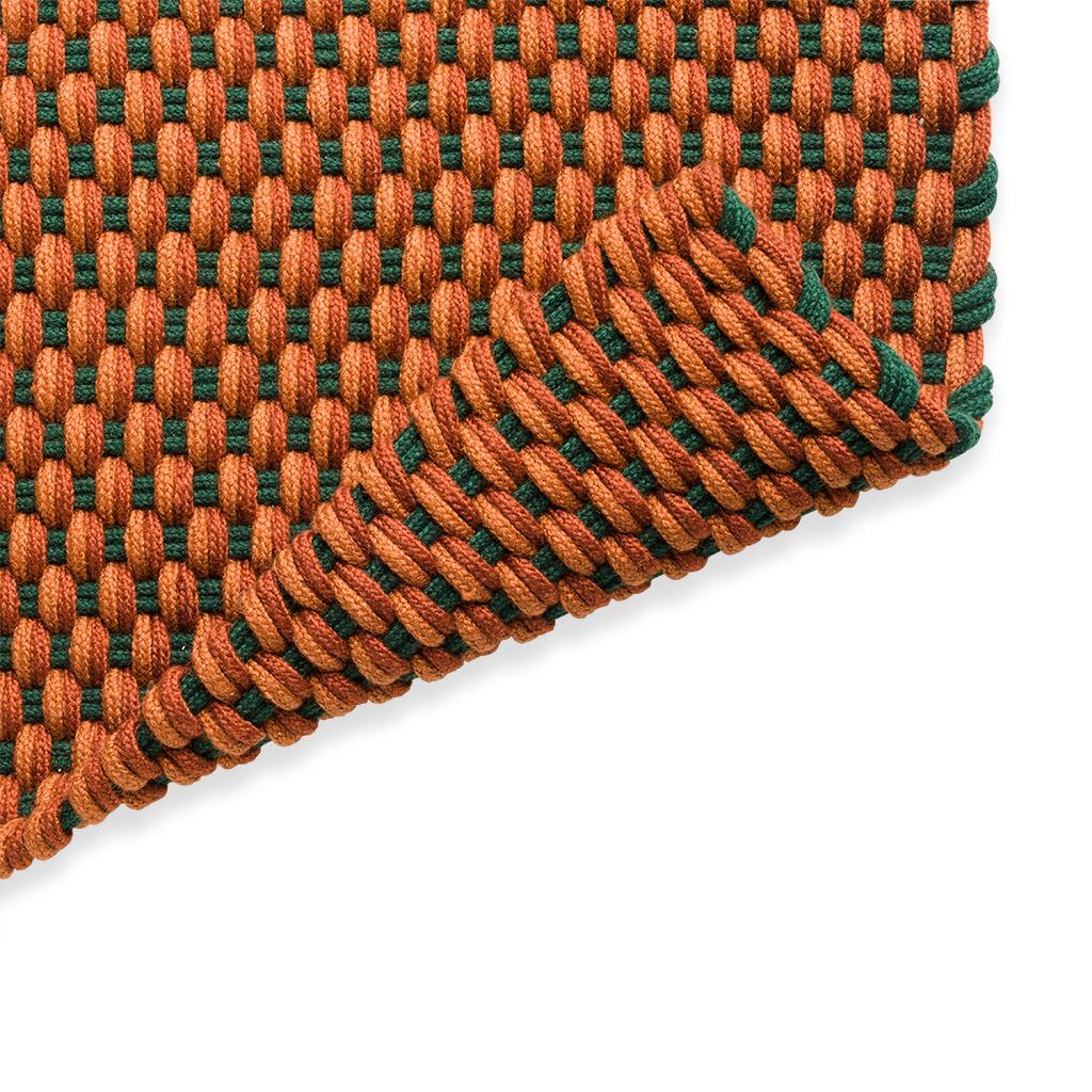 Lace Tri-colore Rust Outdoor Rug | Size: 200 x 280 cm